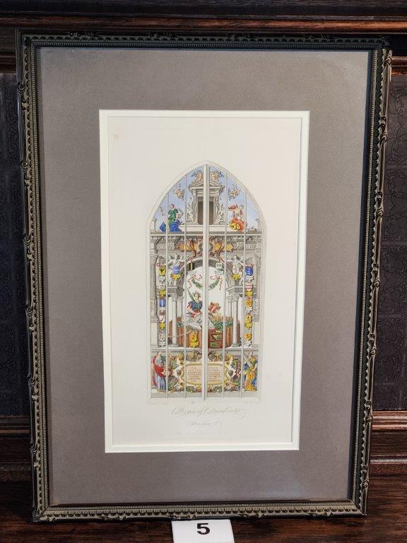 Framed C Kram "Virgin of Dordrecht, Window" Wall Art