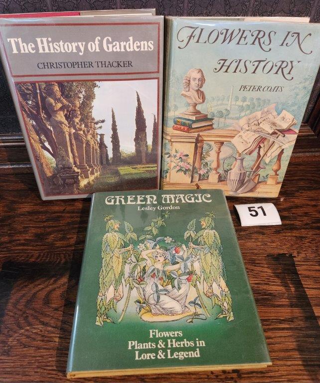 Books "History of Gardens", "Flowers in History"