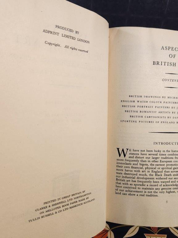 Books "British Craftsmanship", "Aspects of British Art"