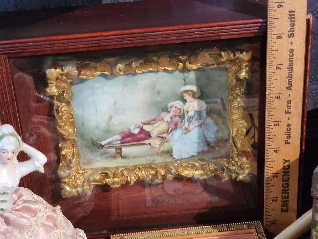 "Victorian Couple" Shadowbox Wall Art,