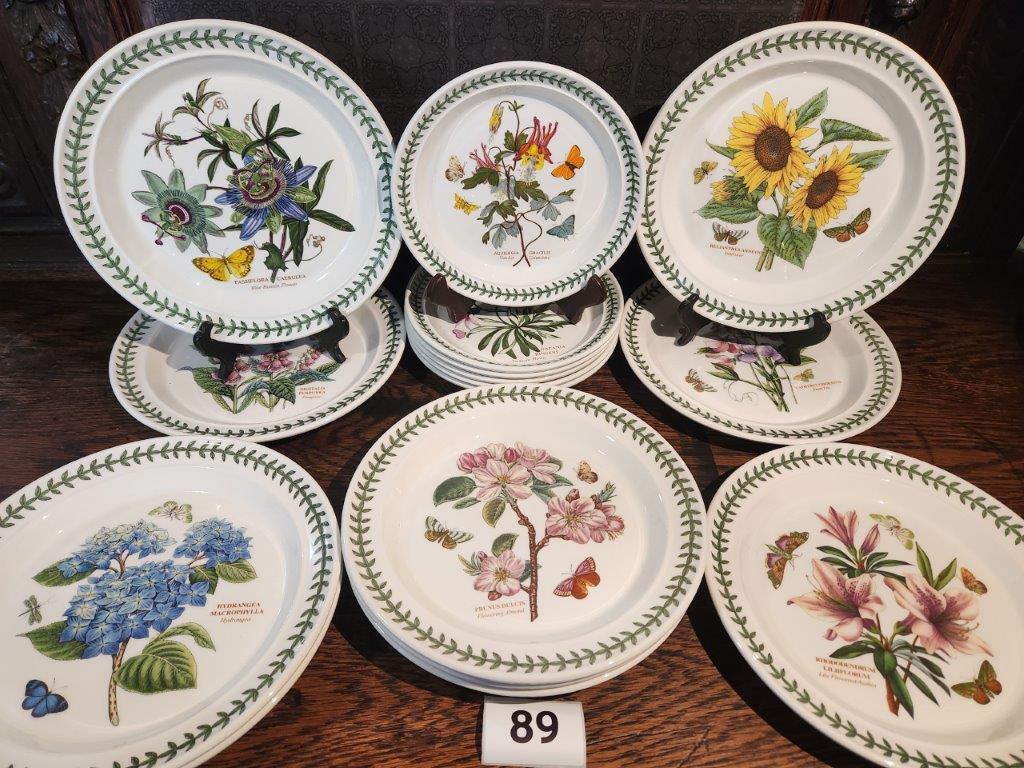 Set Portmeirion "Botanic Garden" Plates