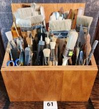 Artist "Tool Box" includes assorted Brushes, Tools, and more