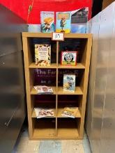 Sturdy Wood Book Shelf "Cubicles" style