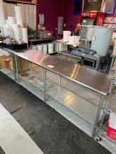 Stainless Steel Prep Table with Lower Shelf