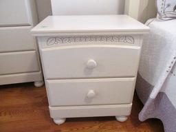 Qty. 2: Ashley 2-drawer bedside cabinets; 22"W x 26"H x 16"D - matches items 10, 12,13, & 14