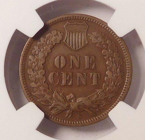 1909-S INDIAN CENT NGC XF DETAILS CLEANED