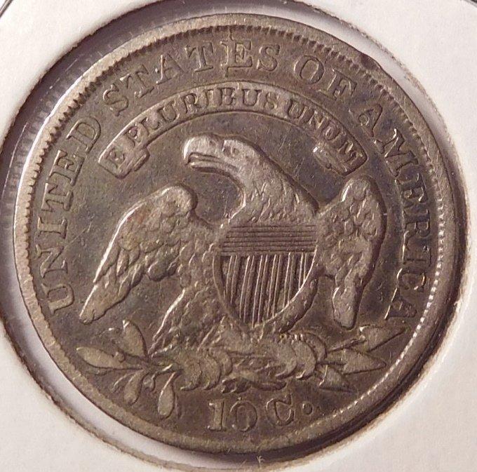 1835 CAPPED BUST DIME XF-40