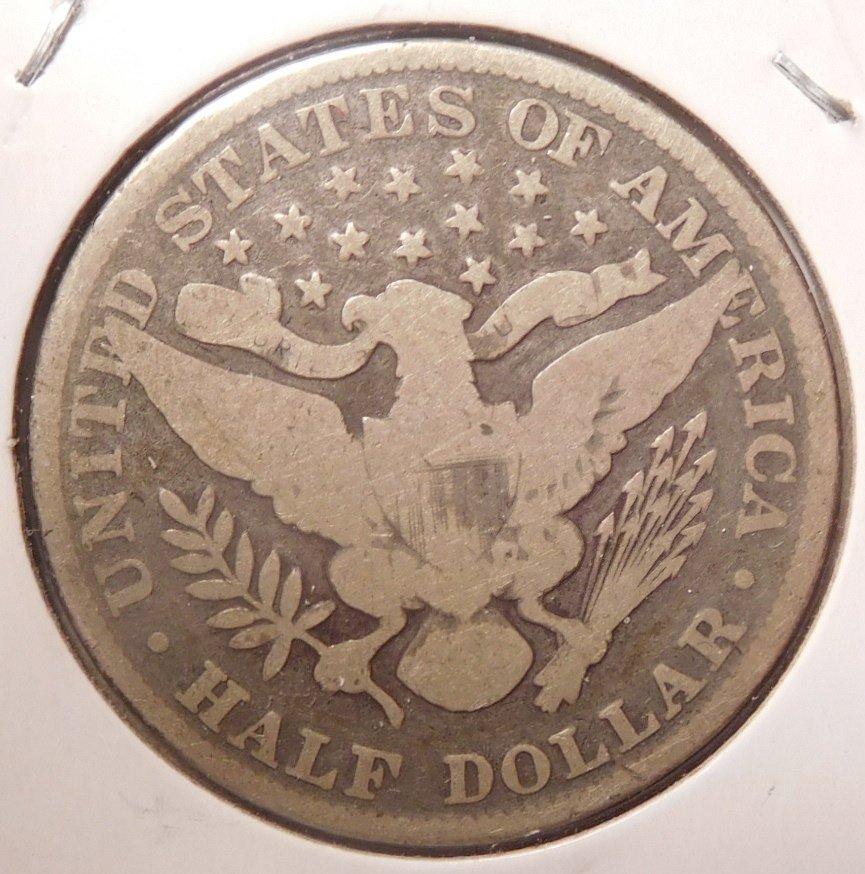 1893 BARBER HALF DOLLAR GOOD