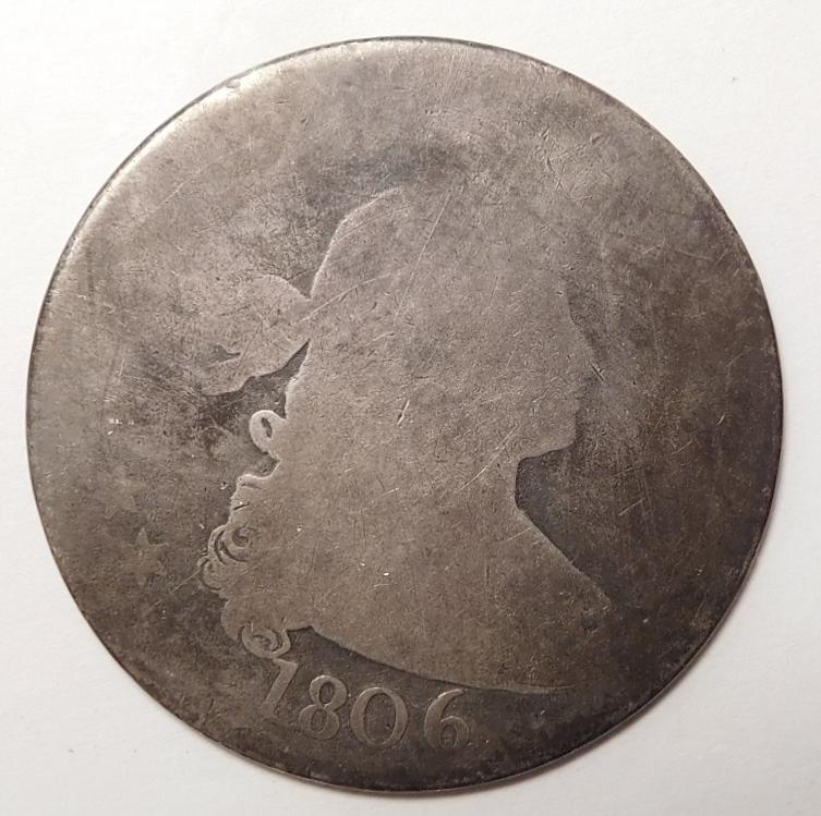 1806 DRAPED BUST QUARTER