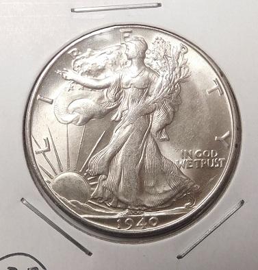 1940-S WALKER HALF DOLLAR GEM BU MS-65