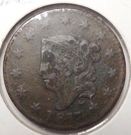 1817 13 STARS LARGE CENT FINE