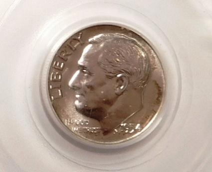 1954 ROOSEVELT DIME PCGS PF66