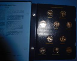 STATEHOOD QUARTER SET IN ALBUM 1999-2008 CLAD PROOFS (56 COINS)