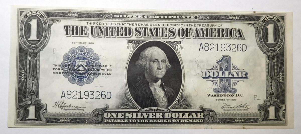 1923 $1.00 SILVER CERTIFICATE CRISP GEM UNC