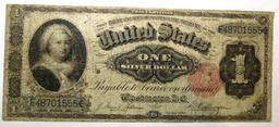 1891 SERIES $1.00 SILVER CERTIFICATE VG/FINE