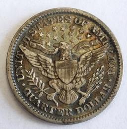 1898 BARBER QUARTER AU