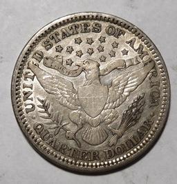 1907 BARBER QUARTER VF-35