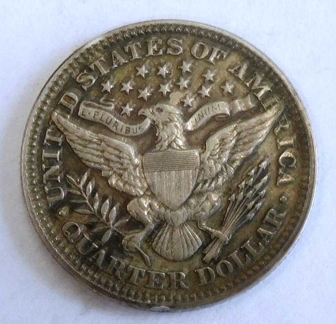 1900 BARBER QUARTER AU-55