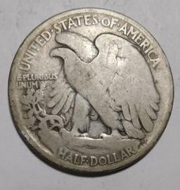 1917 WALKER HALF DOLLAR VG