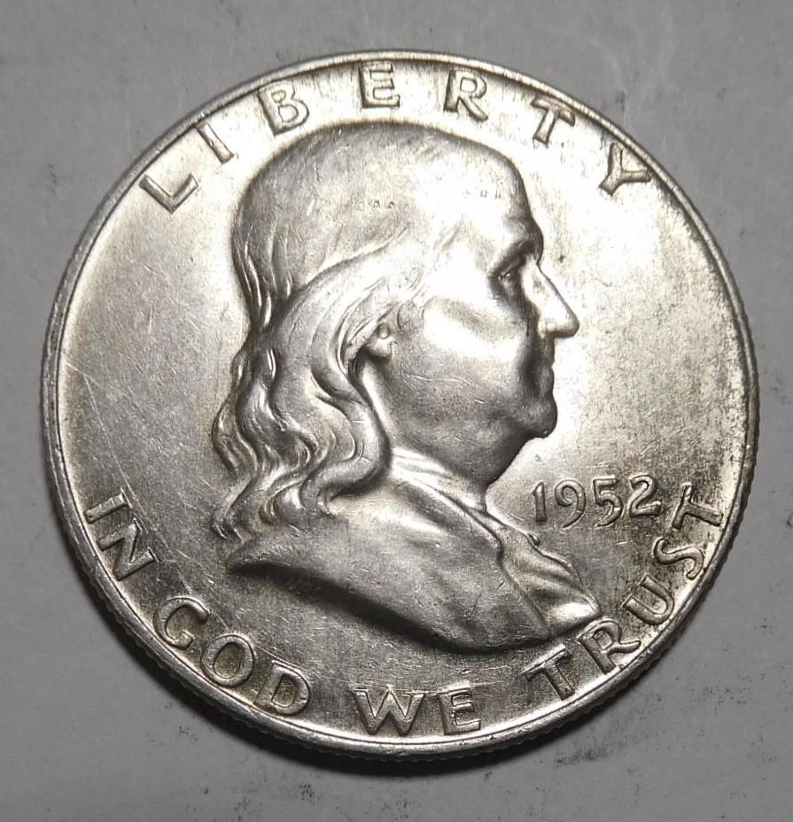 1952-D FRANKLIN HALF DOLLAR UNC