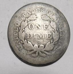 1841-O LIBERTY SEATED DIME GOOD