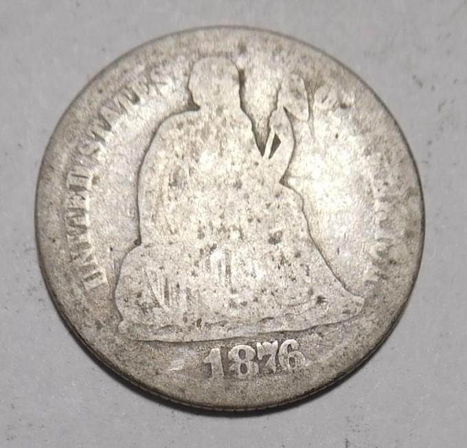 1876-CC LIBERTY SEATED DIME GOOD