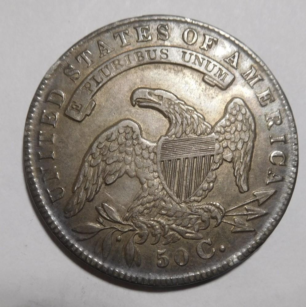 1834 BUST HALF DOLLAR AU