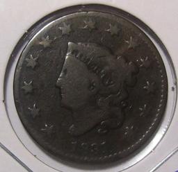 1831 LARGE CENT VG