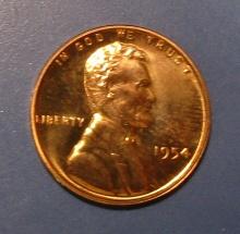 1954 LINCOLN CENT PROOF-67+