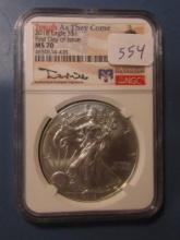 2018 AMERICAN SILVER EAGLE NGC MS-70