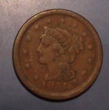 1851 LARGE CENT VG