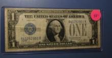 1928-A $1.00 SILVER CERTIFICATE NOTE VF/XF