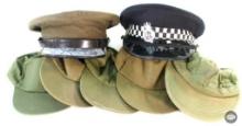 Assorted Military and Police Headgear