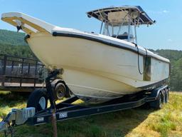 2000 26' BOSTON WHALER WITH 2 MERCURY 250 & TRAILER BWCAJ2611899/1B787577/1B787580 DIAMOND CITY