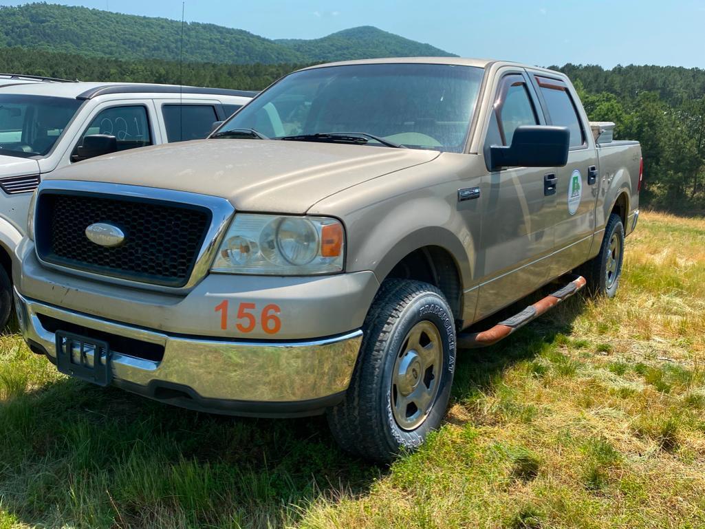 2007 F150 4X4 4 DOOR PICK UP FORD 1FTPW14537FB22013 Bad Motor