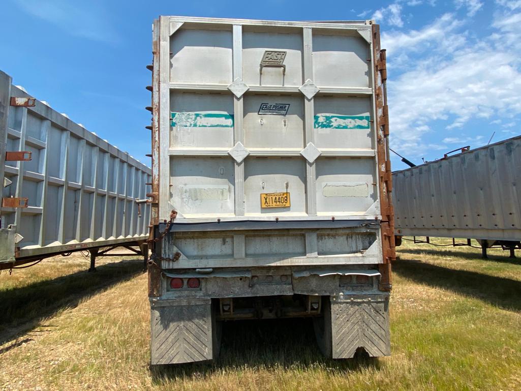 1990 ALUMINUM PUSH OUT TRAILER EAST ALUMINUM PUSH OUT 1E1P1U280LRB11482 Time & Hours & Cylinder