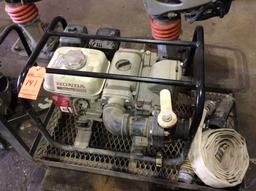 Honda WT20X portable water / trash pump, Honda GX160 motor, 2 1/2 in, 2 1/2 out