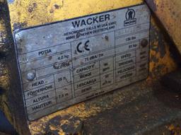 Wacker PDT3A diaphragm pump with Honda motor