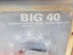 Miller Big40 DC constant current arc welder / generator, 90 max OCV,