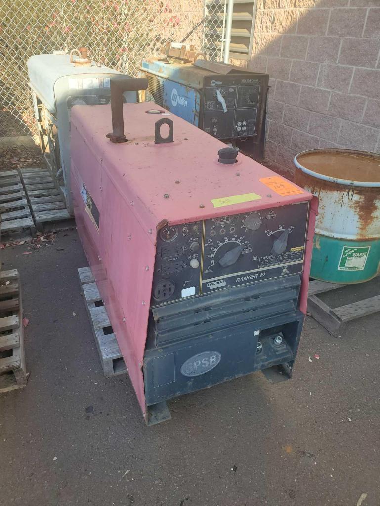 Lincoln Ranger 10 welder / generator, 80 max OCV, 5130 hrs