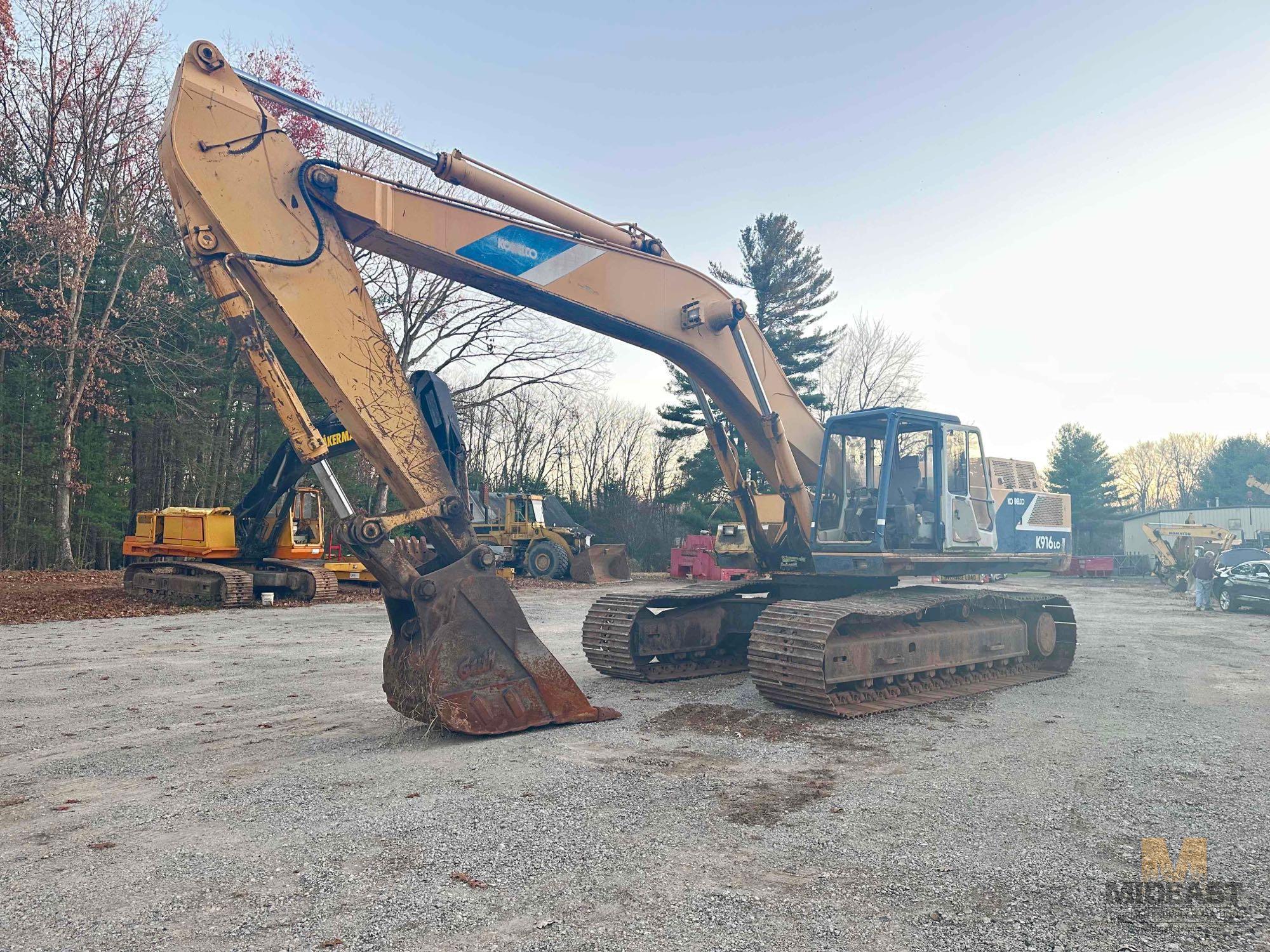 1989 Kobelco K916 LC II Excavator, s/n YS00367