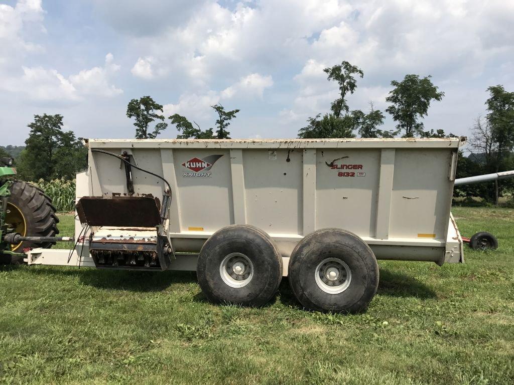 2014 Kuhn Knight Slinger 8132 Manure Spreader