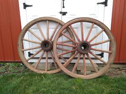 Antique Wooden Wagon Wheels- Take One or Two