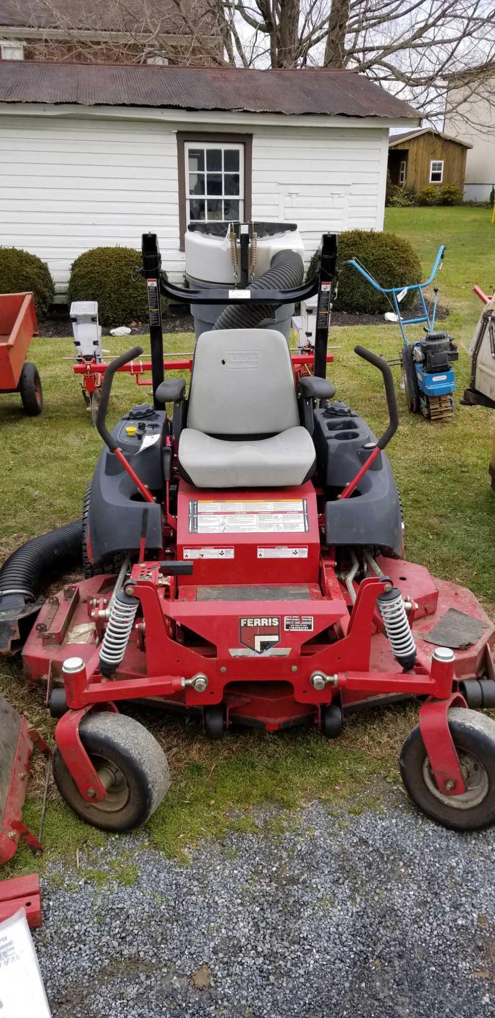 Ferris IS2000Z, zero turn mower, 61 in. deck , 26 hp. Kawasaki engine, w/ catcher, 1 owner machine