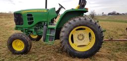 JD 6115 D Tractor 2 WD Power Reverser 4667 Hours