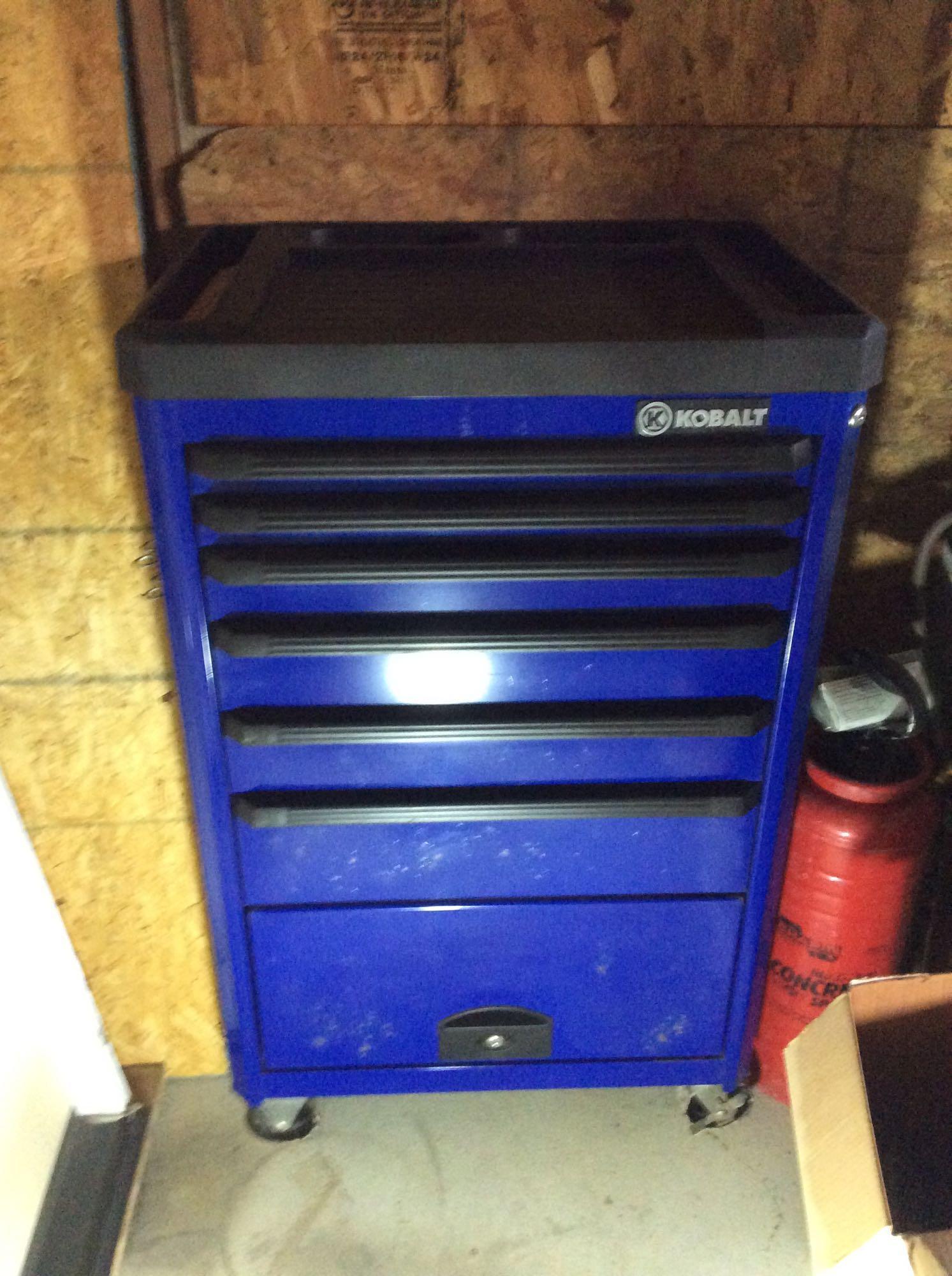 Kobalt 6 drawer toolbox with bottom storage