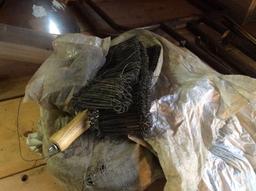 Large lot concrete wire ties and tools