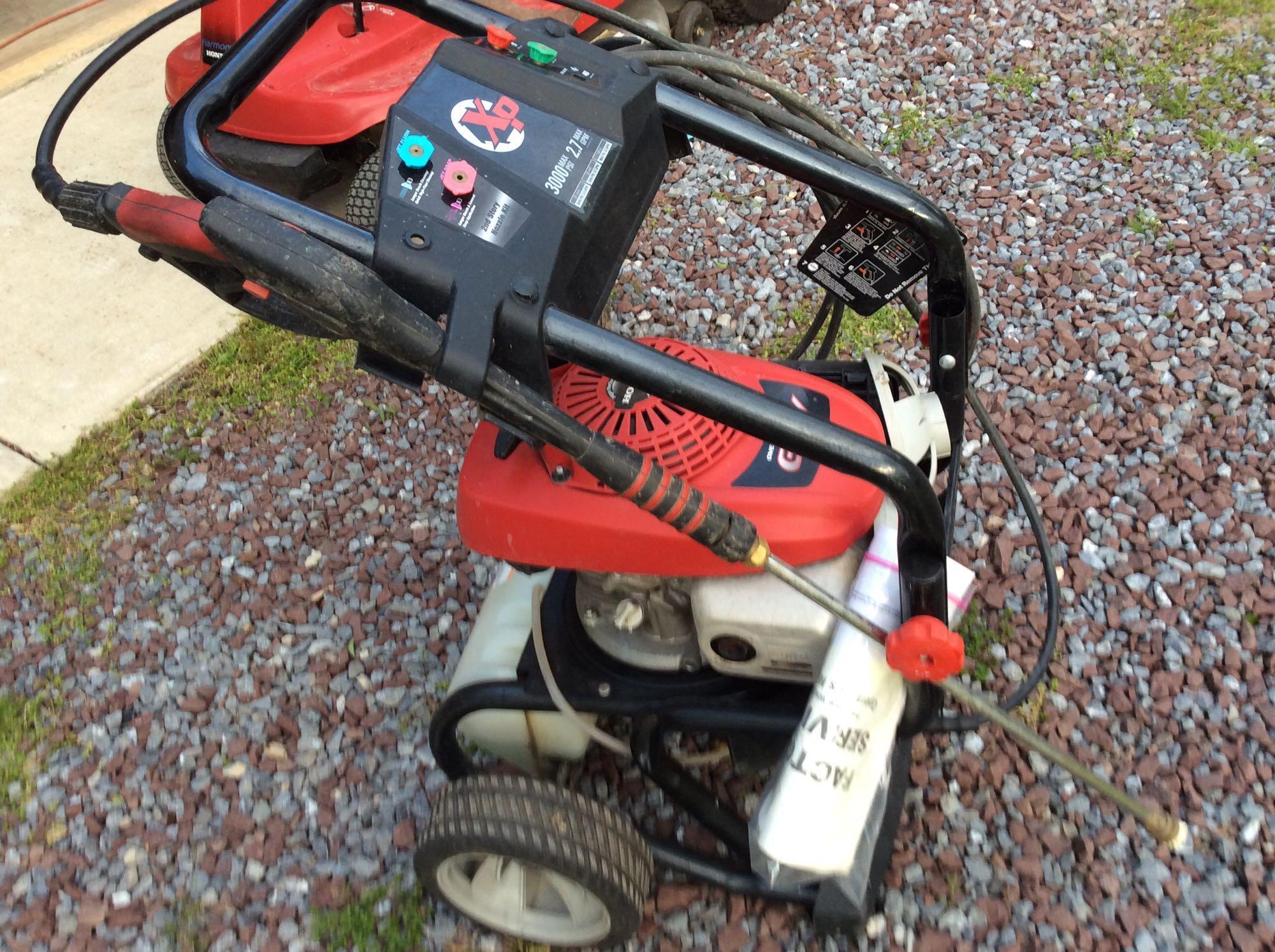 Honda GVC 190 power washer with hand wand