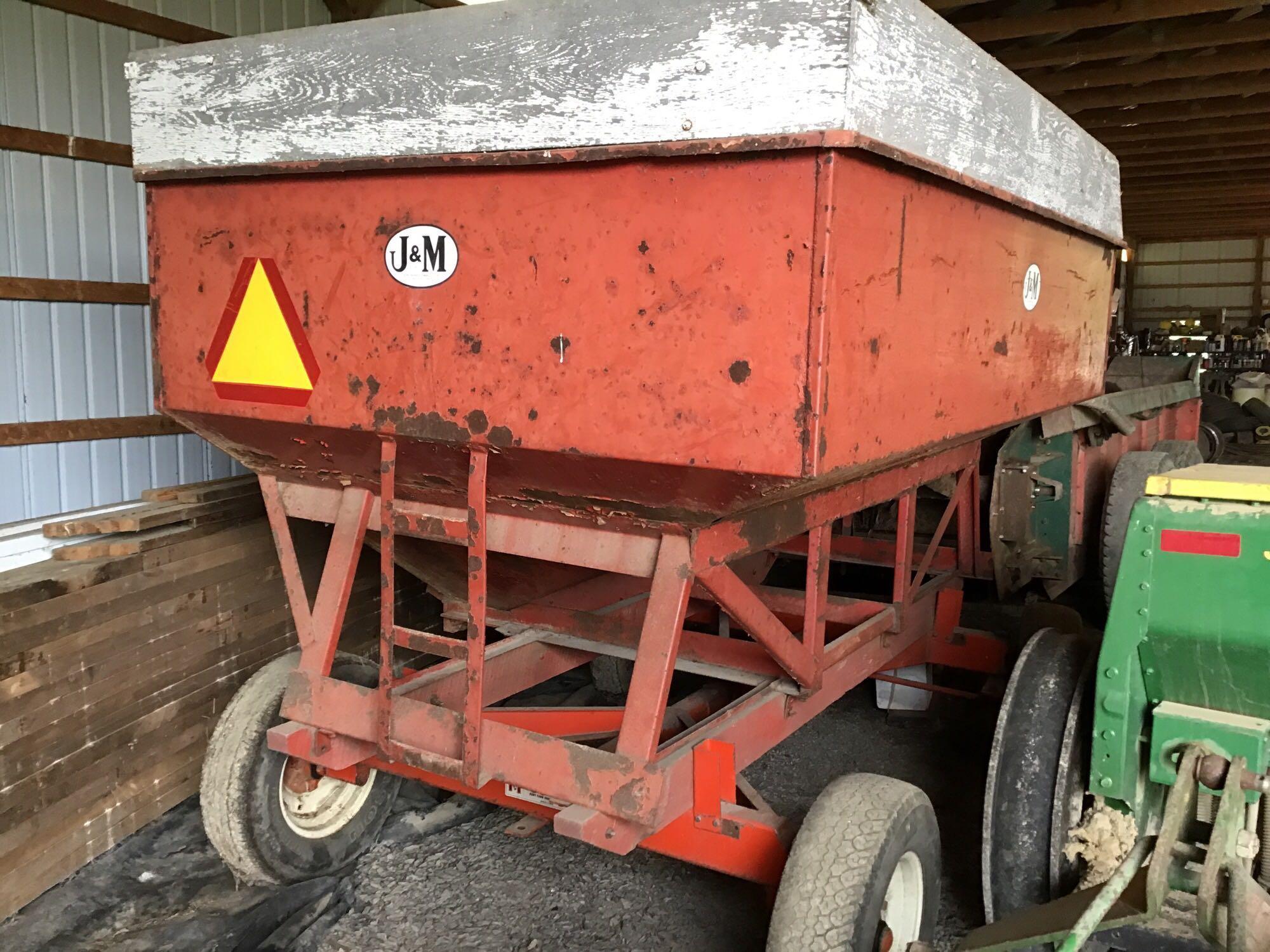 J&M gravity bin wagon