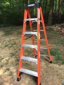 Werner 6 ft fiberglass step ladder